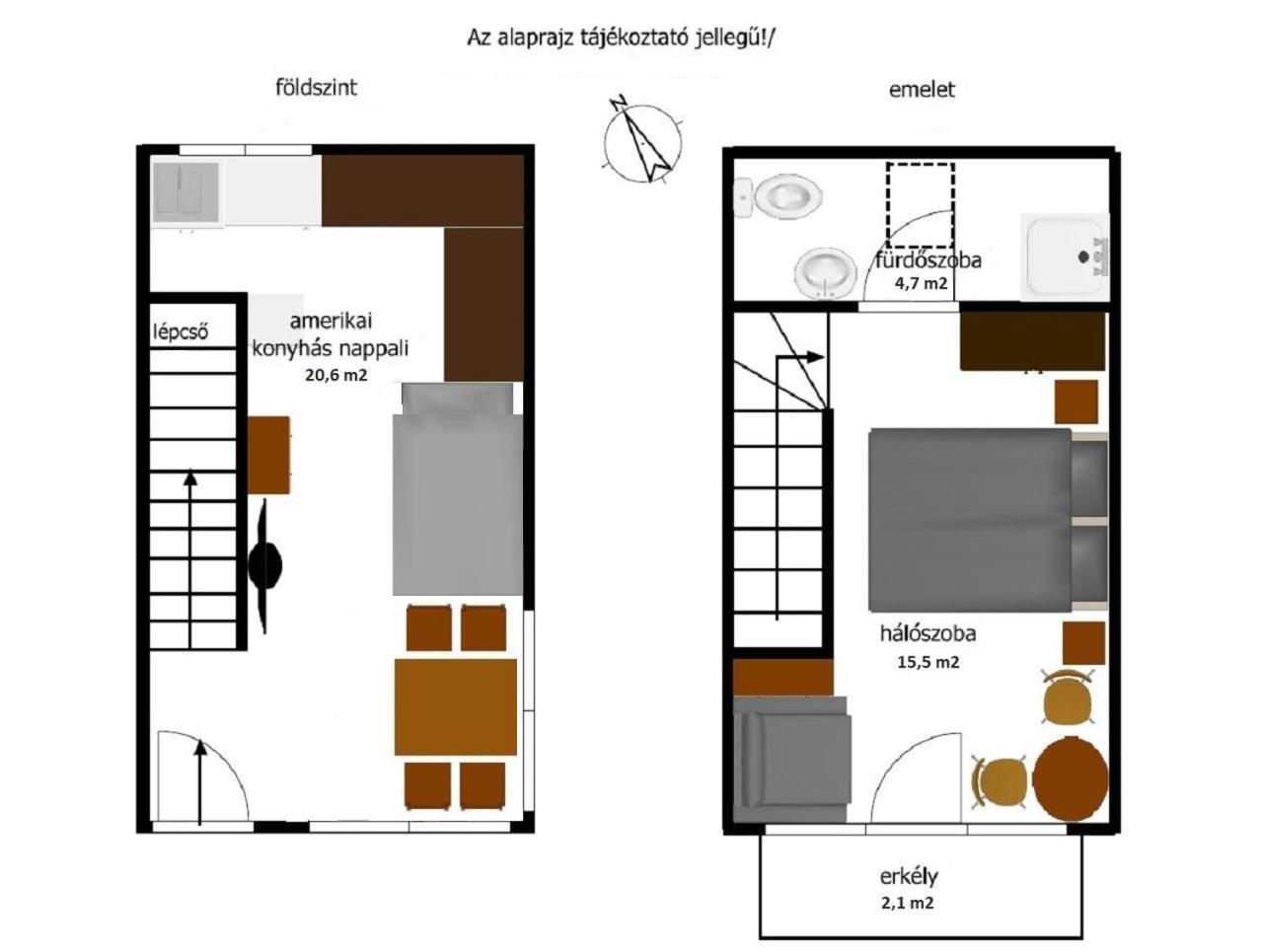 דירות שיופוק Foki Apartman מראה חיצוני תמונה